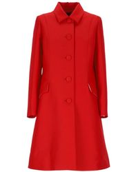 Lorena Antoniazzi - Flared Single-Breasted Coat - Lyst