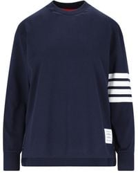 Thom Browne - Engineered 4-Bar Long Sleeve T-Shirt - Lyst