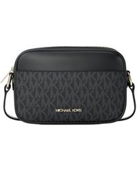 Michael Kors - Jet Set Small Signature Logo Camera Crossbody Bag - Lyst
