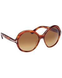 Tom Ford - Eyewear Annabelle-02 Round Frame Sunglasses - Lyst