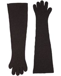 Marni - Ribbed-Knit Gloves - Lyst