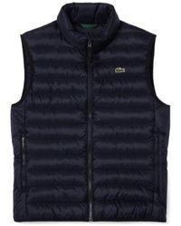 Lacoste - Stand-Neck Vest - Lyst