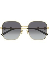 Gucci - Eyewear Square Frame Sunglasses - Lyst