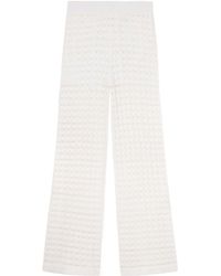 arch4 - Ray Crocheted Cotton Straight-Leg Pants - Lyst