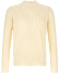 Zanone - Ribbed Mock-Neck Knitted Sweater - Lyst