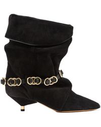 Isabel Marant - Edrik Ring-Detail Ankle Boots - Lyst