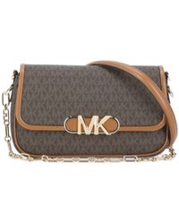MICHAEL Michael Kors - Parker Medium Logo Shoulder Bag - Lyst