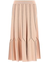 Elisabetta Franchi - Pleated Skirt - Lyst