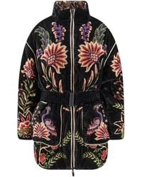 FARM Rio - Floral-Embroidered Jacket - Lyst