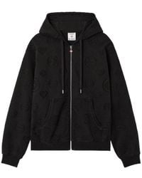 CASABLANCA - Monogram Zip-Up Hoodie - Lyst
