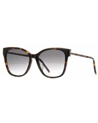 Saint Laurent - Tortoiseshell Pattern Large-Frame Sunglasses - Lyst