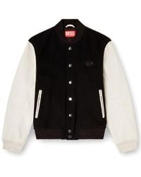 DIESEL - L-Arry-Wrd Bomber Jacket - Lyst