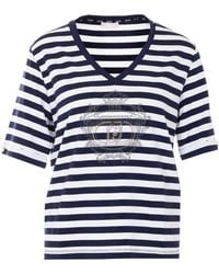 Liu Jo - Striped T-Shirt - Lyst