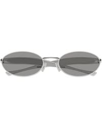 Bottega Veneta - Eyewear Oval Frame Sunglasses - Lyst
