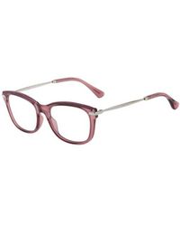 Jimmy Choo - Eyewear Rectangular Frame Glasses - Lyst