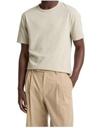 Vince - Garment Dye Cotton T-Shirt - Lyst