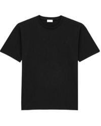 Saint Laurent - Round Neck T-Shirt - Lyst