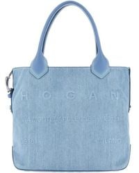 Hogan - Medium Script Shopping Bag - Lyst