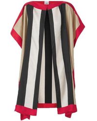 Burberry - Icon Stripe Silk Cape - Lyst