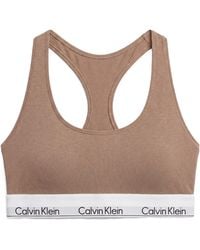 Calvin Klein - Racerback Wireless Bralette - Lyst