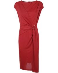 Ralph Lauren - Lauren Gervas Short Sleeved Day Dress - Lyst