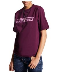DSquared² - D2 Reverse Logo-Print T-Shirt - Lyst
