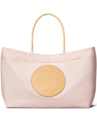Tory Burch - Ella Twist Logo Top Handle Bag - Lyst