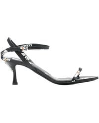 Moschino - Open-Toed High-Heeled Sandals - Lyst