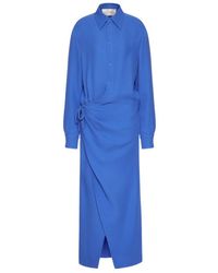 Valentino - Cady Couture Shirt Dress - Lyst