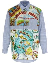Comme des Garçons - Patterned Inserts Shirt - Lyst