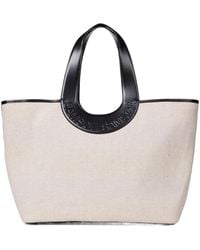 Samsøe & Samsøe - Saberta Logo-Embossed Canvas Tote Bag - Lyst