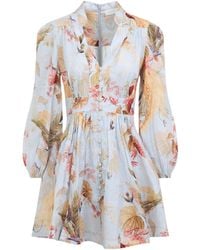 Zimmermann - Printed Dress - Lyst