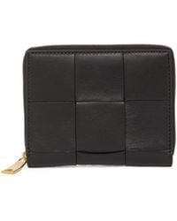 Bottega Veneta - Intrecciato Zipped Bi-Fold Wallet - Lyst