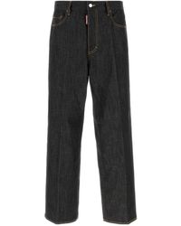 DSquared² - Logo-Patch Denim Jeans - Lyst