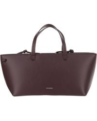 Jil Sander - Classic Logo Detailed Tote Bag - Lyst