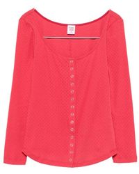RE/DONE - Crew-Neck Cardigan - Lyst