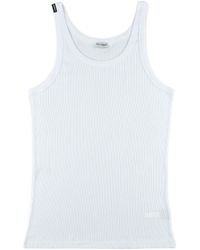 Dolce & Gabbana - Sleeveless Ribbed Tank Top - Lyst