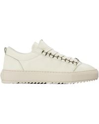 Represent - Grained Leather Thick Sole Low-Top Sneakers - Lyst