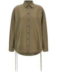 Balenciaga - 'Lace-Up' Shirt - Lyst