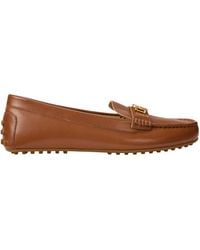 Ralph Lauren - Solid Color Flat Shoes - Lyst