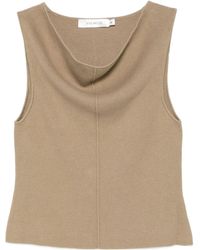 AYA MUSE - Strapless Seamed T-Shirt - Lyst