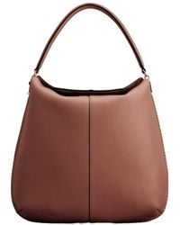 Tod's - Logo Plaque Shoulder Bag - Lyst