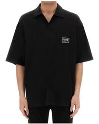 Versace Jeans Couture - Couture Logo Patch Short-Sleeved Shirt - Lyst