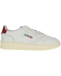 Autry - Medalist Perforated Low-Top Sneakers - Lyst
