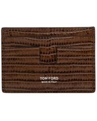 Tom Ford - Textured Card Holder Wallet - Lyst