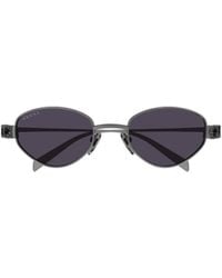 Gucci - Eyewear Oval Frame Sunglasses - Lyst