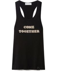 Stella McCartney - Come Together Slogan Tank Top - Lyst