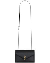 Saint Laurent - Envelope Foldovet Top Mini Shoulder Bag - Lyst