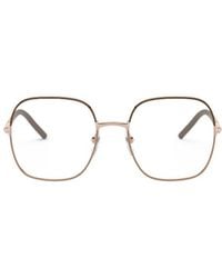 Prada - Eyewear Square Frame Glasses - Lyst