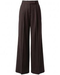 Max Mara - Pleated Wide-Leg Casual Trousers - Lyst